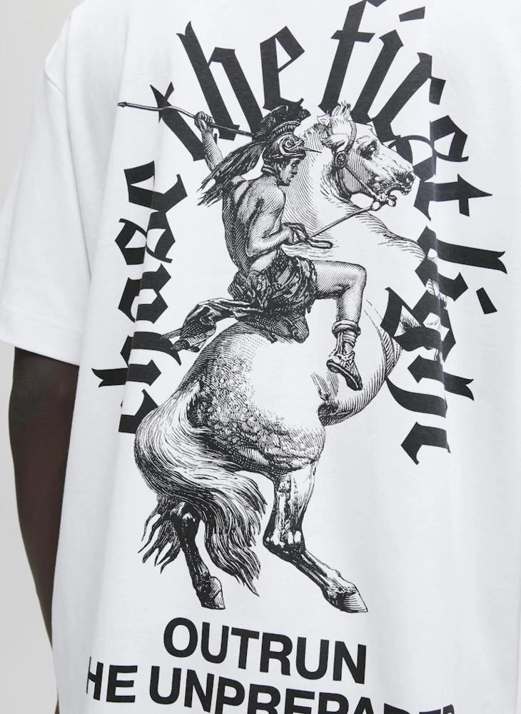 JACK & JONES Graphic Crew Neck T-Shirt
