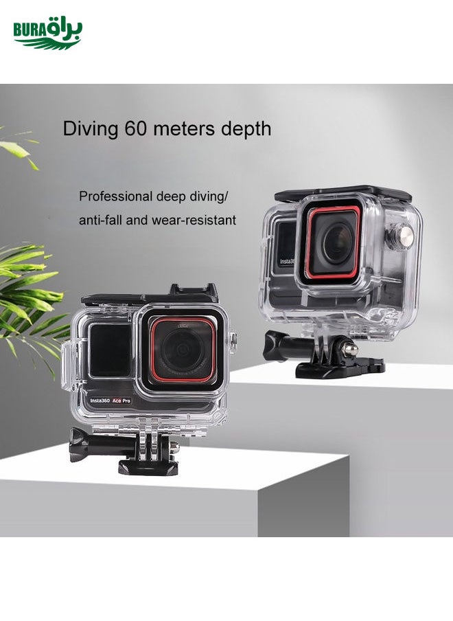 BURAQ For Insta360 Ace Pro 60m Underwater Waterproof Housing Case  - Image 4