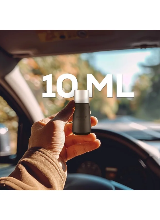 Dr Scent Dr Scent Breeze of Joy Combo Pack - Car Diffuser Fragrance Machine (Black) With Portable Aroma (10ml) (Event)