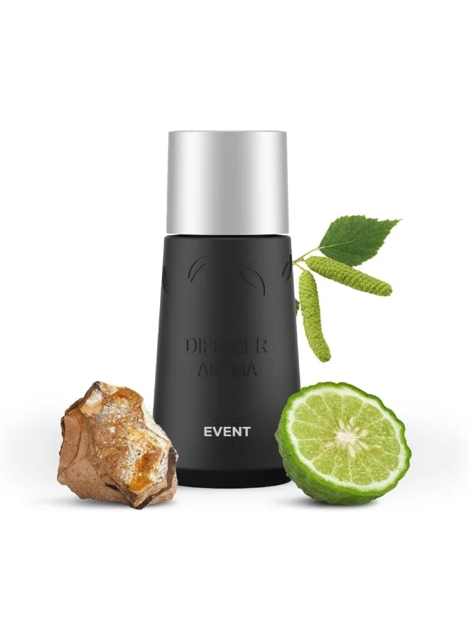 Dr Scent Dr Scent Breeze of Joy Combo Pack - Car Diffuser Fragrance Machine (Black) With Portable Aroma (10ml) (Event)