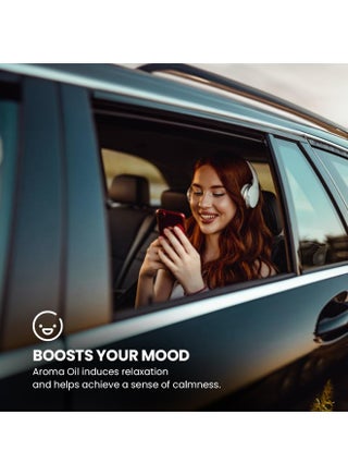 Dr Scent Breeze of Joy Combo Pack - Car Diffuser Fragrance Machine (Black) With Portable Aroma (10ml) (Event) - view 5