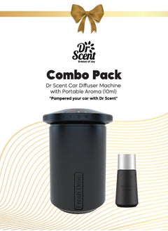 Combo Pack - Dr Scent Car Diffuser Fragrance Machine (Black) With Portable Aroma (10ml) (Event) - pzsku/Z474C782378DFBEA00EF1Z/45/_/1725529832/909431c6-9307-477e-9b9a-29b4ad0fdbb7