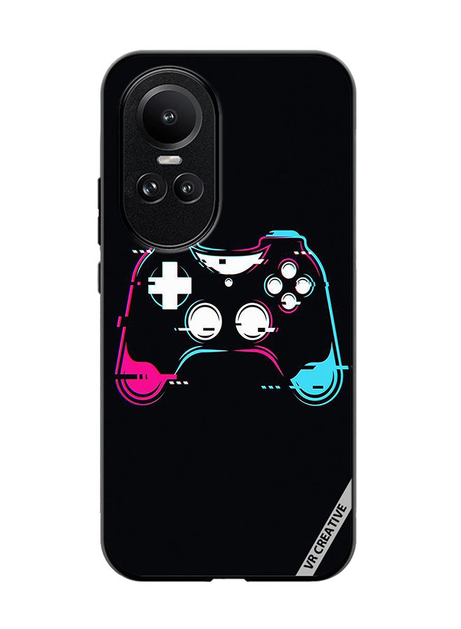 VR CREATIVE Protective Case Cover For Oppo Reno 10 Pro Controller Setup Ps5 Ps4 Design Multicolour - Image 1