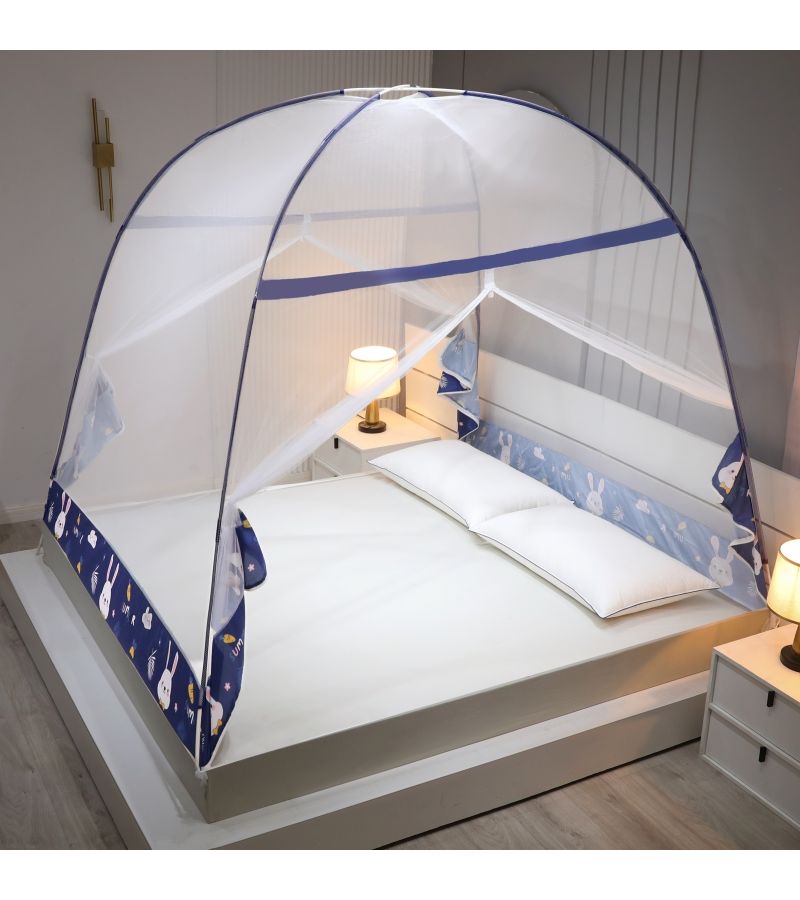 Installation Free Yurt Mosquito Net 150x200cm Fully Enclosed Bottom Quick Opening Breathable - Image 5