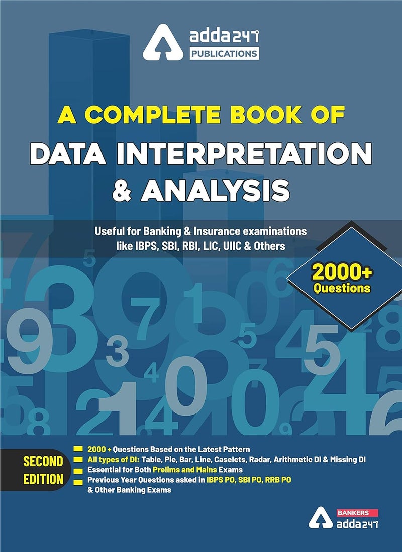 A Complete Book on Data Interpretation and Analysis for BANK PO | IBPS PO | RBI | SBI and other bank Exams (English Printed Second Edition) - Image 1