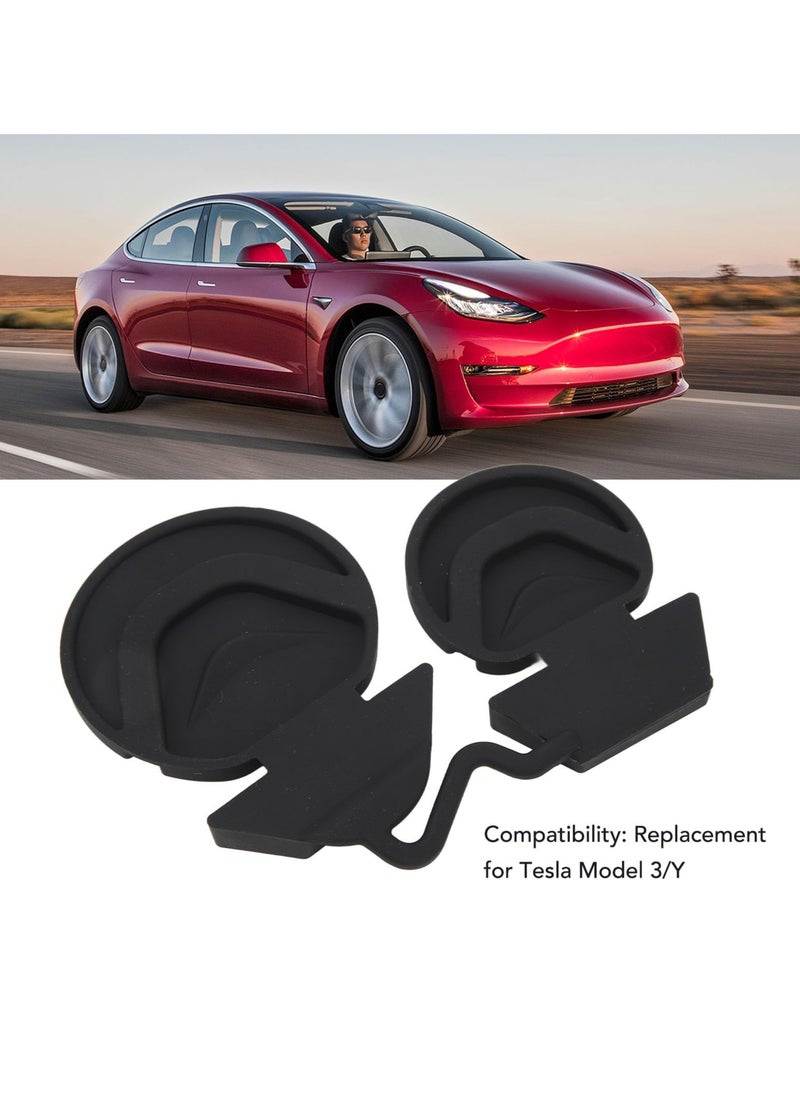 Excefore - Charging Port Protective Cover for Tesla Model 3/Y, Waterproof Charging Port Cover, Soft and Durable Silicone Material, Suitable for Model 3 Y - Image 1