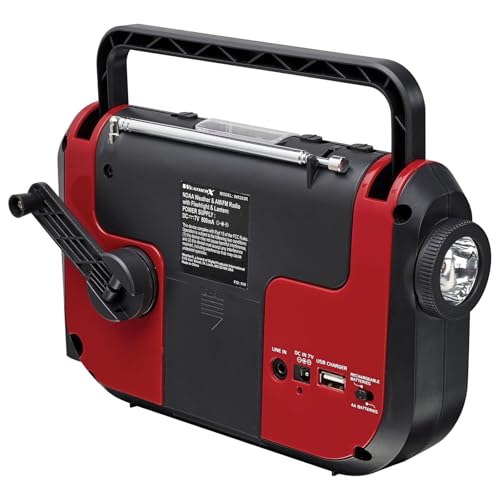WeatherX Weatherband AM/FM Radio with Flashlight, Lantern, and Phone Charger, WR383R - Image 3