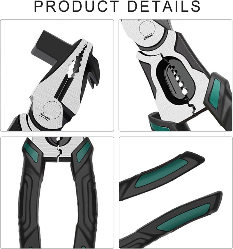 Multifunctional fence pliers: hammer, wire cutter, nail puller, installation work. - Image 3