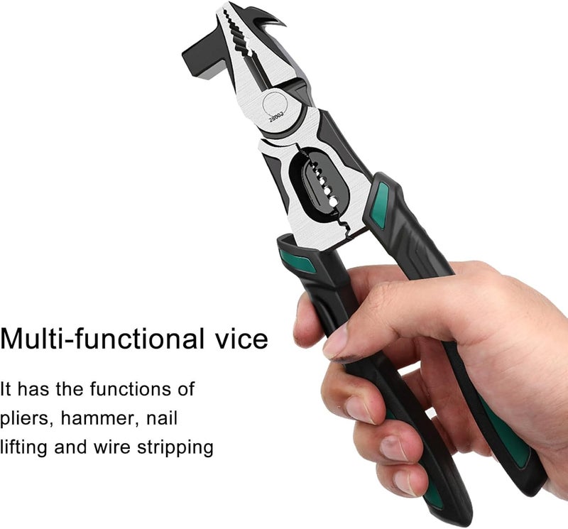 Multifunctional fence pliers: hammer, wire cutter, nail puller, installation work. - Image 2