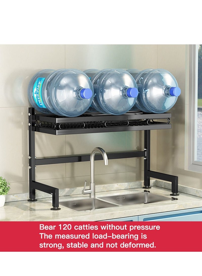 Sharpdo Double Deck Kitchen Rack Plate Storage Rack - Image 3