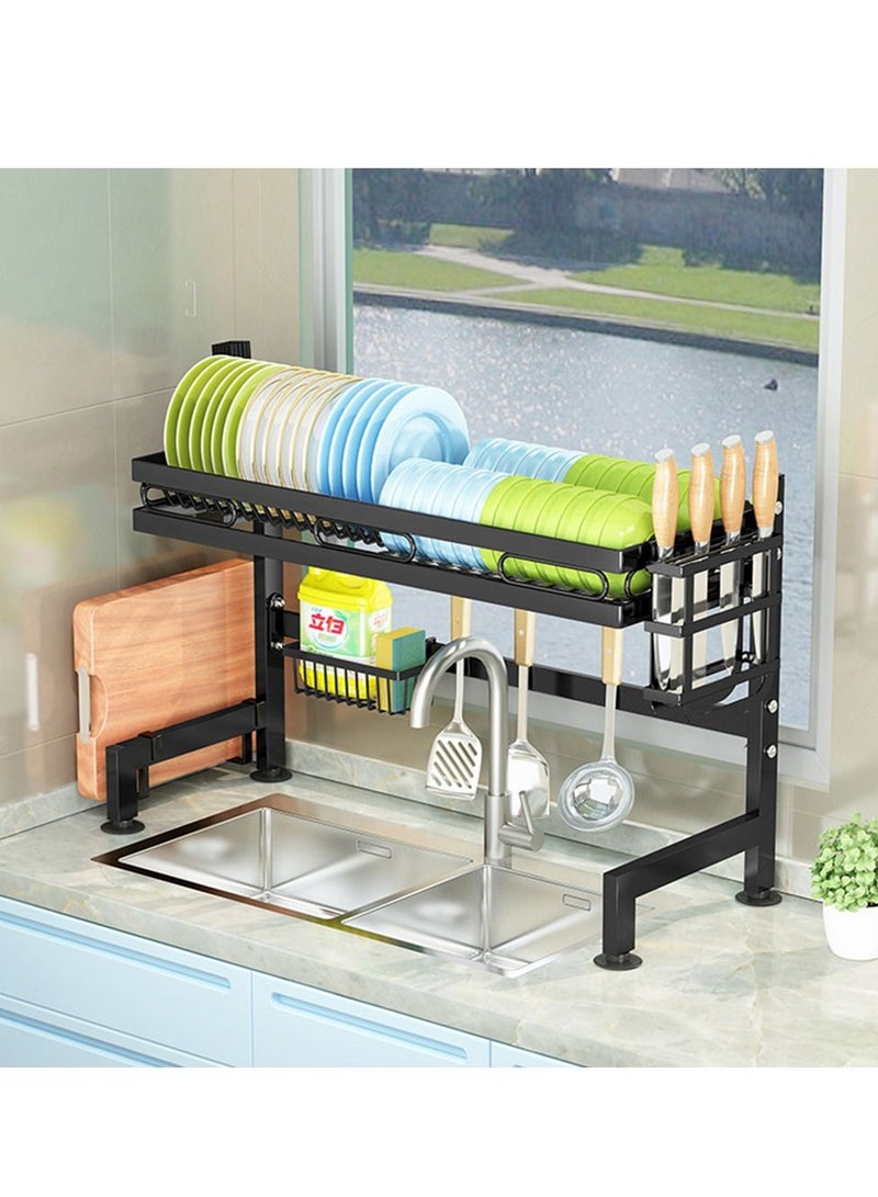 Sharpdo Double Deck Kitchen Rack Plate Storage Rack - Image 5