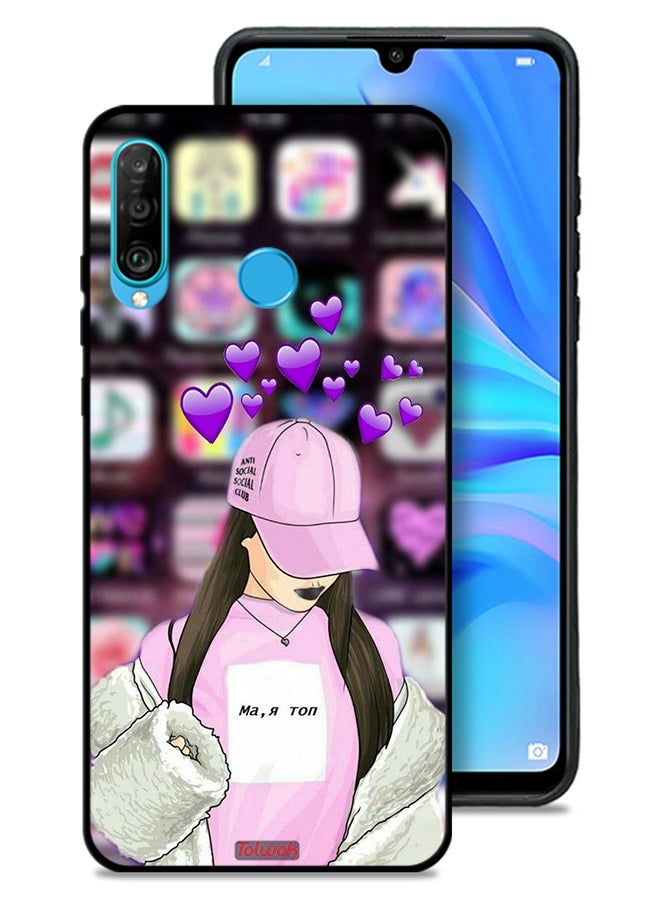 Tolwak Huawei P30 lite Protective Case Cover Anti Social Club - Image 1
