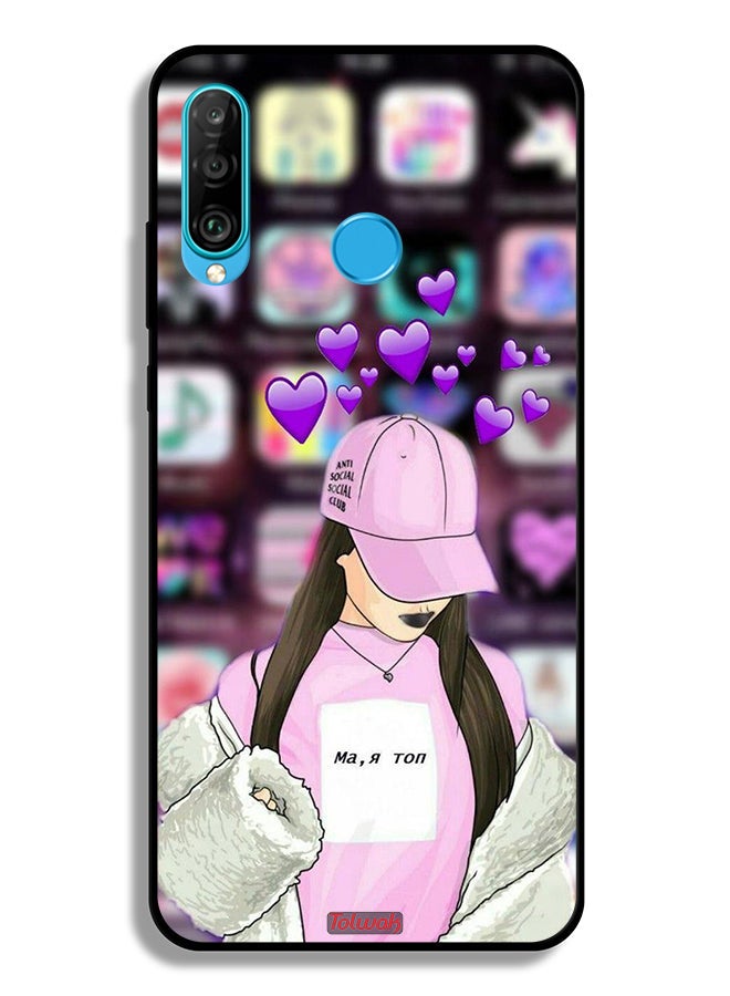Tolwak Huawei P30 lite Protective Case Cover Anti Social Club - Image 2