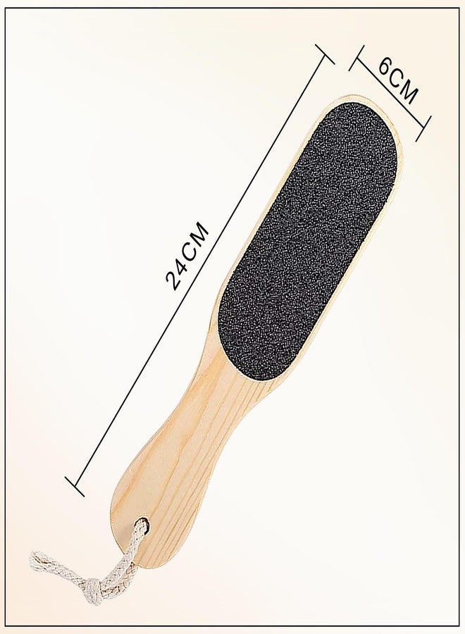 Glun® Dual-Sided Wooden Foot Scrubber | Callus Remover & Dead Skin Filer for Smooth, Soft Feet (1Pcs) - Image 4