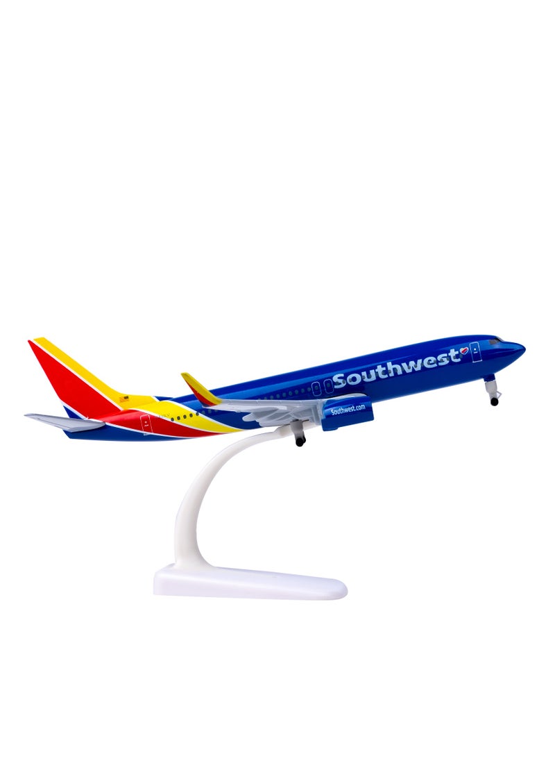 Model Airplane 1:300 Scale Model American Plane Southwest Airplane B737 Model Plane for Gift and Decoration 