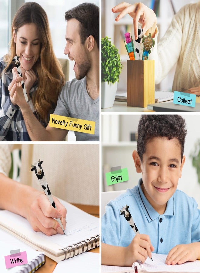 Planet Pens Cow Writing Pen - Cute 3D Cow Farm Animal Ballpoint Pen for Journaling, School, Office Supplies, Farm Animal Novelty Gift for Kids and Adults - Image 4
