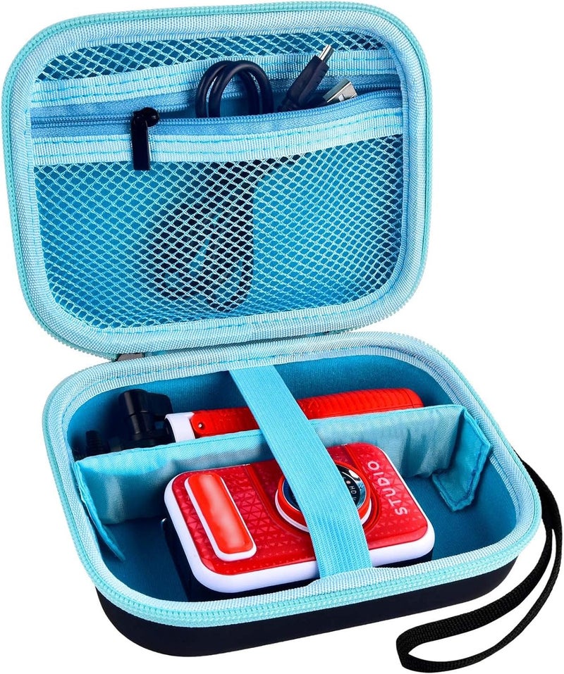 PAIYULE Kids Camera Case for VTech KidiZoom Creator Cam HD Video Camera/ for KODAK Printomatic Digital Instant Print Cameras Toys, Carrying Storage Organizer Bag Also Holds Tripod Accessories(Box Only-Black - Image 1