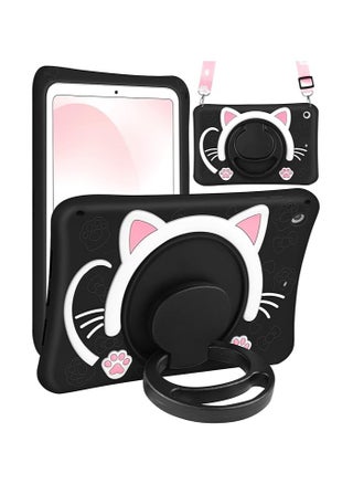 for iPad 9th/8th/7th Generation Case 10.2 Inch Cute Girls Kawaii Cover Girly 3D Cat Cartoon Women with Rotating Handle Stand & Strap Soft Silicone Funda for Apple iPad Cases 9th/8th/7th Gen - pzsku/Z474D35D9B1993410A07FZ/45/_/1734601174/500037d3-c1dd-4199-a257-7448716283fd