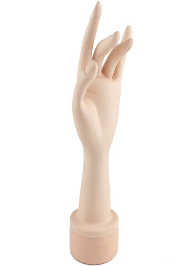 Voloria Practice Flexible Mannequin Hand Nail Display with Soft Fingers and Practice Manicure Nails Hand - Image 5