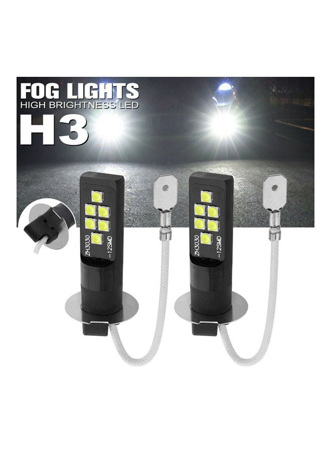 نيبمينينت مجموعة مصابيح ضباب بإضاءة LED للسيارة مكونة من حزمتين - Image 5