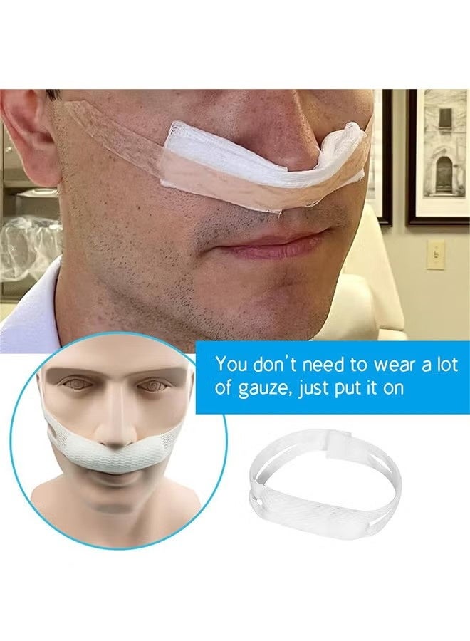 اترجسز ضوابط الأنف مع حلقات الأذن ، حزمة من 5 ، ضوابط الأنف ، ضوابط الأنف بعد الجراحة ، حامل ضوابط التمديد ، قدرة امتصاص عالية (أبيض) - Image 5