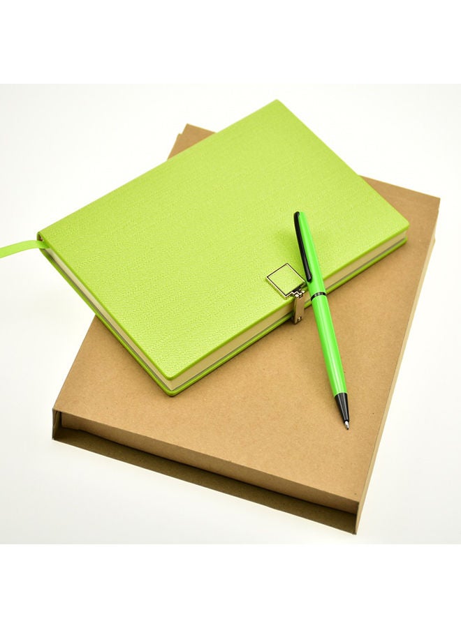 NIBEMINENT A5 Noteebook With Pen Set Green - Image 2