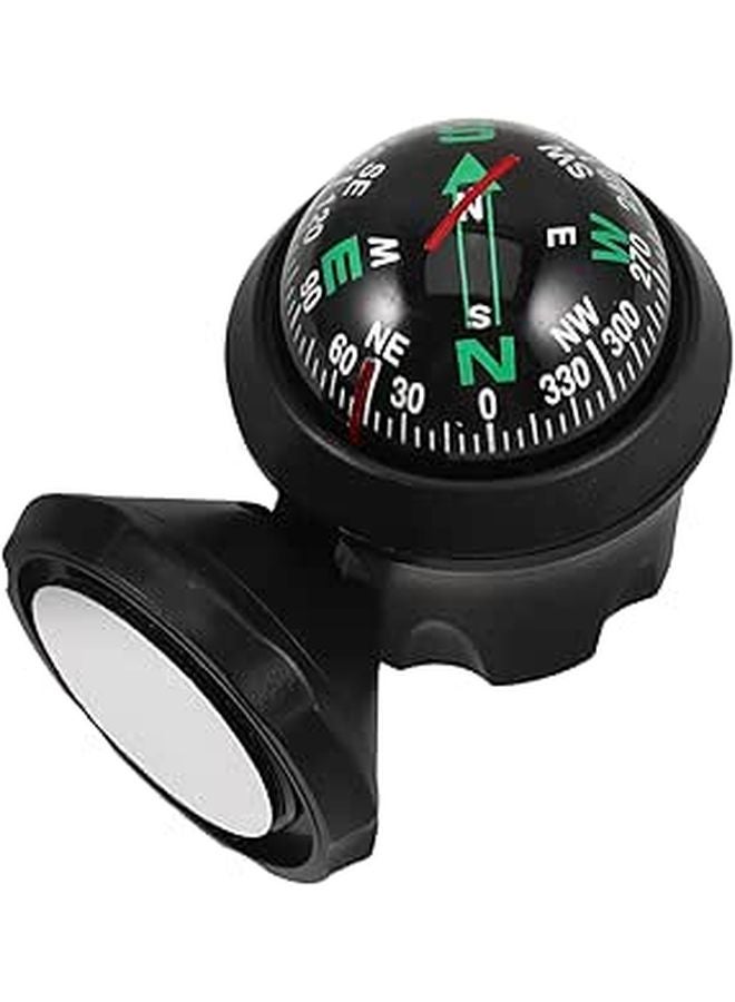 Universal Car Dashboard Ball Compass with Mount Stick for Navigation Trucks SUVs - Image 1