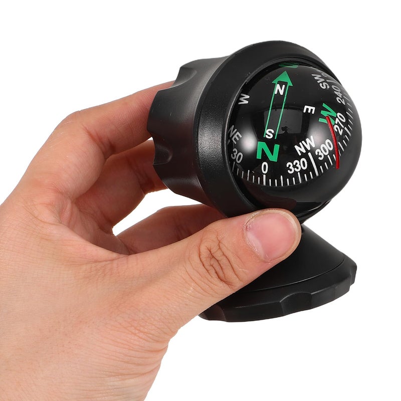 Universal Car Dashboard Ball Compass with Mount Stick for Navigation Trucks SUVs - Image 5