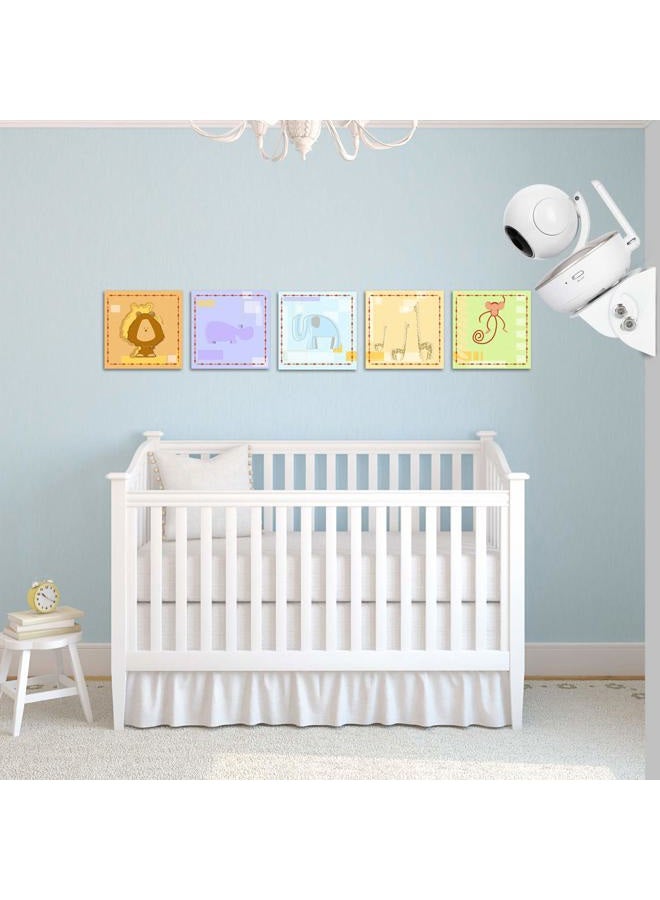 ALERTCAM Adjustable Angle Wall Mount for Arlo Baby Monitor, Motorola Baby Monitor and Most Universal Monitors Camera, Aluminum Alloy Material - Image 2