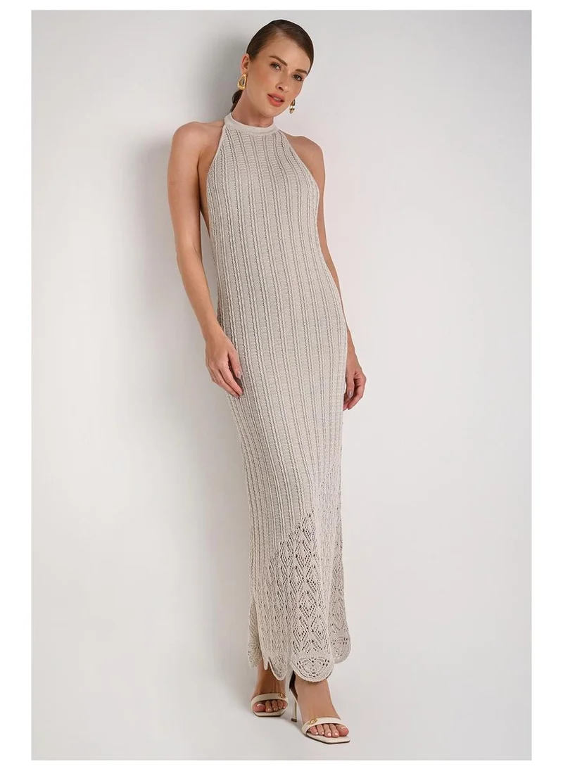 Dress with Pearl Cord