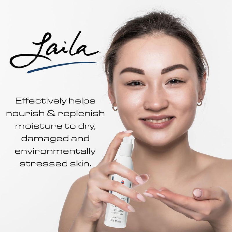 Geir Ness Laila Hand and Body Cream for Women - 8 Ounce Moisturizer for Dry and Sensitive Skin - Image 5