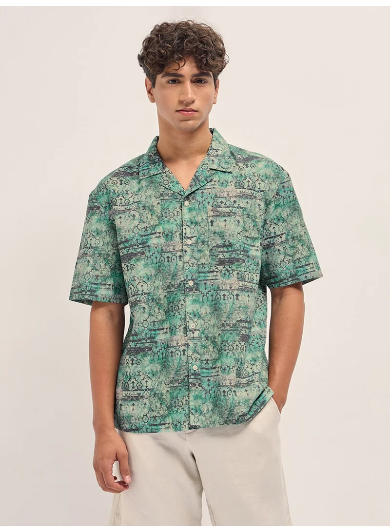 THE BEAR HOUSE Men’s Classic Short Sleeve Casual Shirt – Lightweight, Breathable, and Designed for a Smart Yet Easygoing Look All Day Long