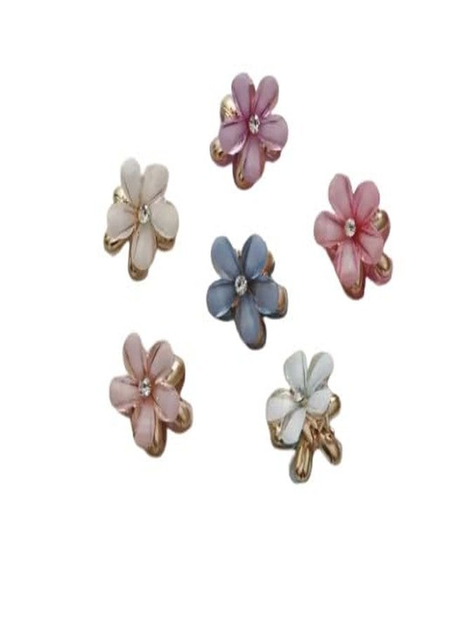 needs collection مشابك شعر على شكل زهور، مشبك شعر صغير للبنات، مجموعة إكسسوارات شعر مكونة من 10 قطع - Image 2