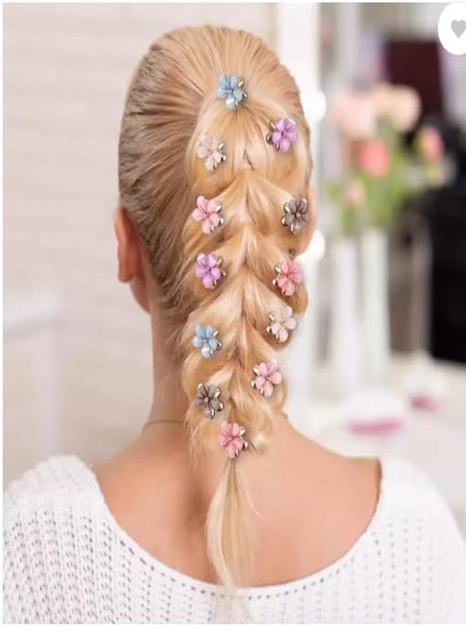 needs collection مشابك شعر على شكل زهور، مشبك شعر صغير للبنات، مجموعة إكسسوارات شعر مكونة من 10 قطع - Image 4