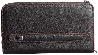 Guard Brown Multifunctional Genuine Leather Wallet and Handbag  - Image 2