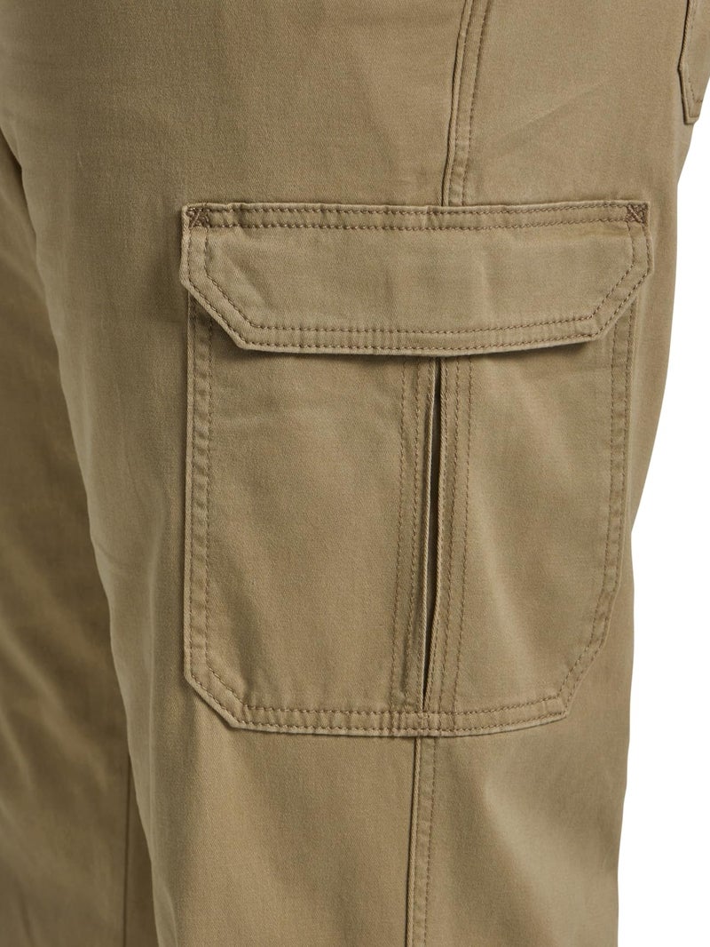 Lee Men's Extreme Motion Twill Cargo Pant Oscar Khaki 33W x 29L - Image 4