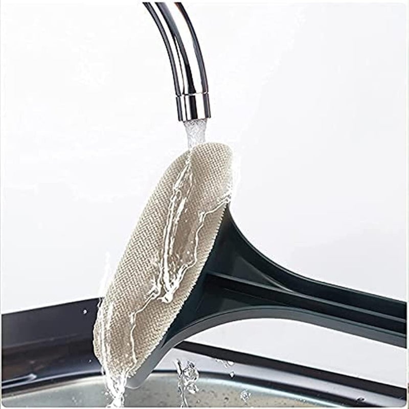 Cozron Cozron 2 in 1 Mesh Cleaner Brush with Windows Cleaning Wiper and Extended Handle Multipurpose Double Sided with Hanging Hole Used to Clean Mosquito Nets, Glass, Tabletop Etc Multicolor, Pack of 1 - Image 5