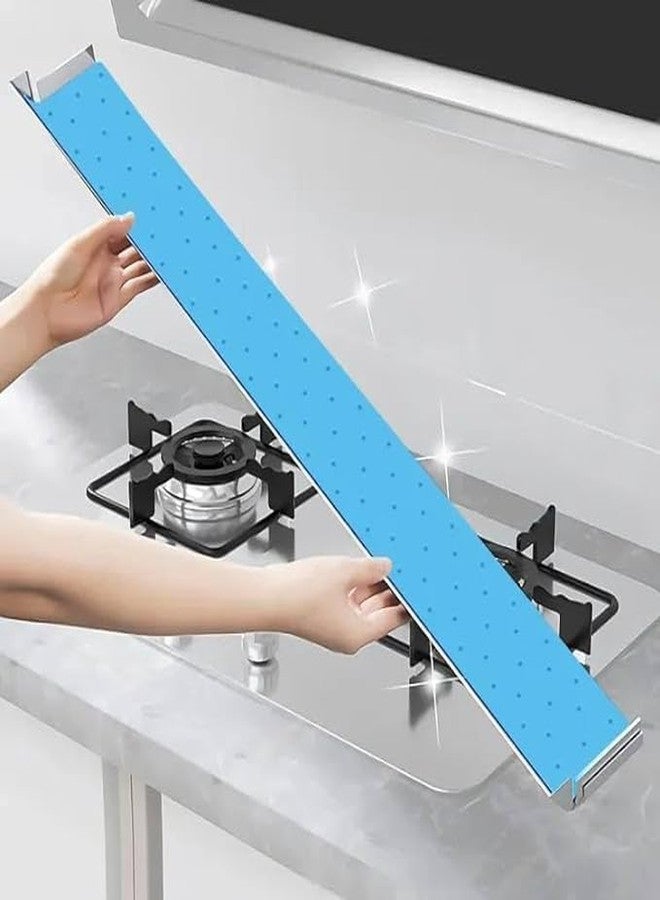 SEMNOX CREATION SEMNOX Kitchen Range Hood Oil Absorbing Cotton Household Cleaning Clothes Cooking Paper Oil Groove Absorbing Sheets Cleaning Scrubber - Image 1