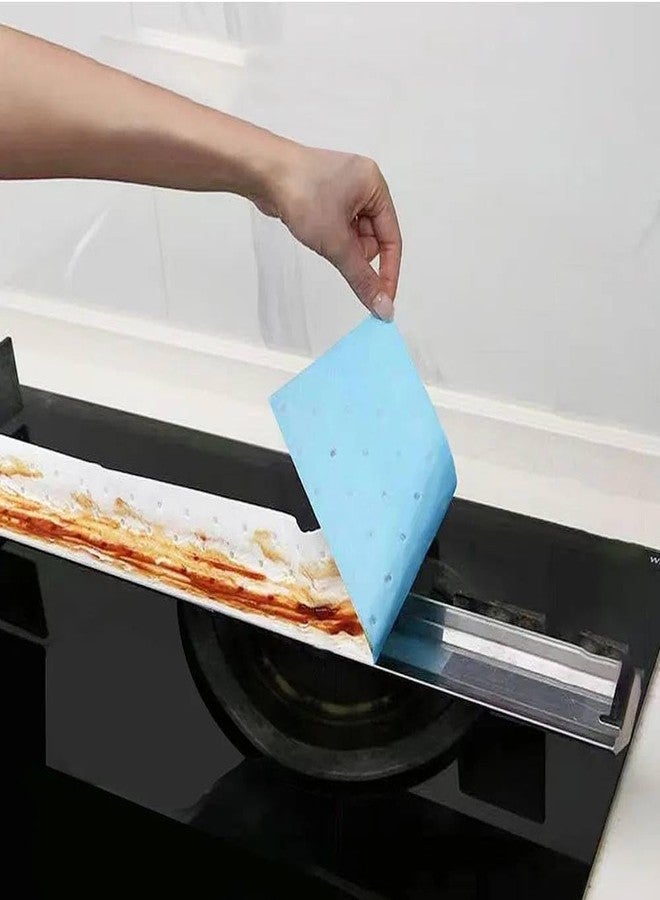 SEMNOX CREATION SEMNOX Kitchen Range Hood Oil Absorbing Cotton Household Cleaning Clothes Cooking Paper Oil Groove Absorbing Sheets Cleaning Scrubber - Image 2