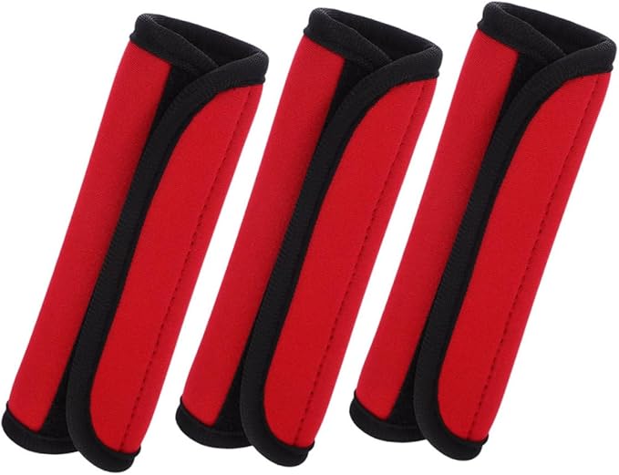 Detachable Anti Slip Barbell Pad Set For Pull Up Assistance And Weightlifting Red - Image 1