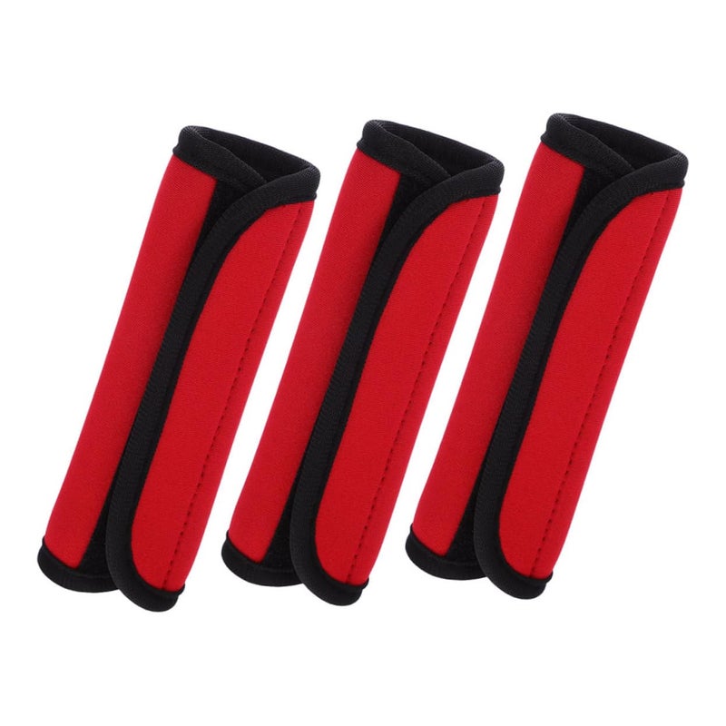 Detachable Anti Slip Barbell Pad Set For Pull Up Assistance And Weightlifting Red - Image 2
