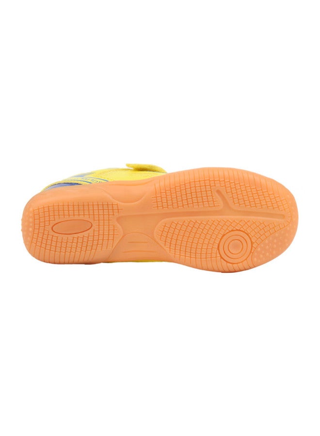 E-lian Tt Winion Selected Table Tennis Shoes For Kids Boys Girls Professional Anti-slip Wear-resistant Training Shoes Yellow Blue Size 36 - Image 4