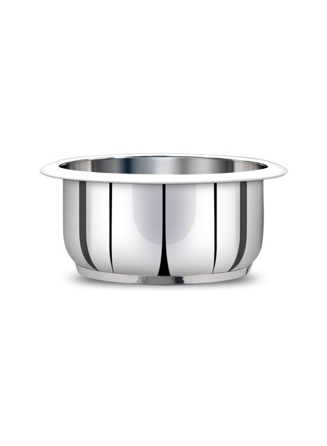 Pigeon Stainless Steel Bowl, 26 cm Diameter, Compatible with 1.8 L Rice Cooker (Silver, Induction Bottom) - Image 1