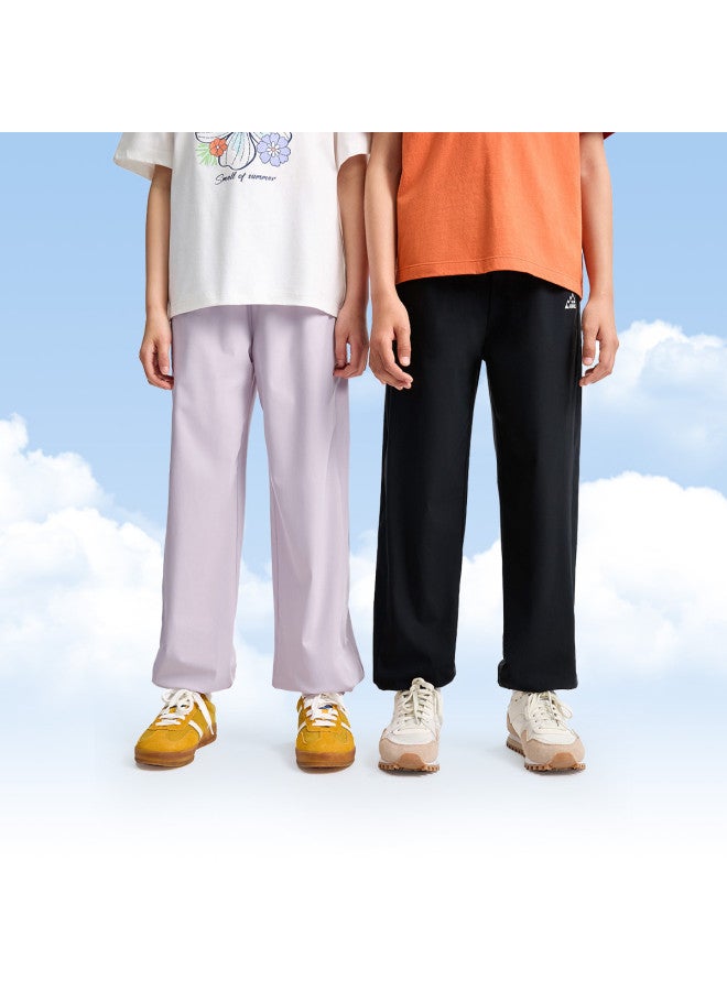 Annil Kids' Boys & Girls Sport Pants 2025 Summer New Straight-leg Thin Loose Moisture-wicking Quick-dry Joggers - Image 4