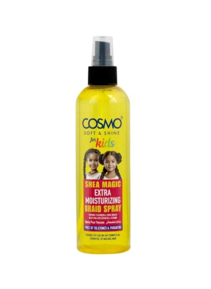 COSMO Shea Magic Kids Soft Shine EXtra Moisturizing Braid Spray250Ml 