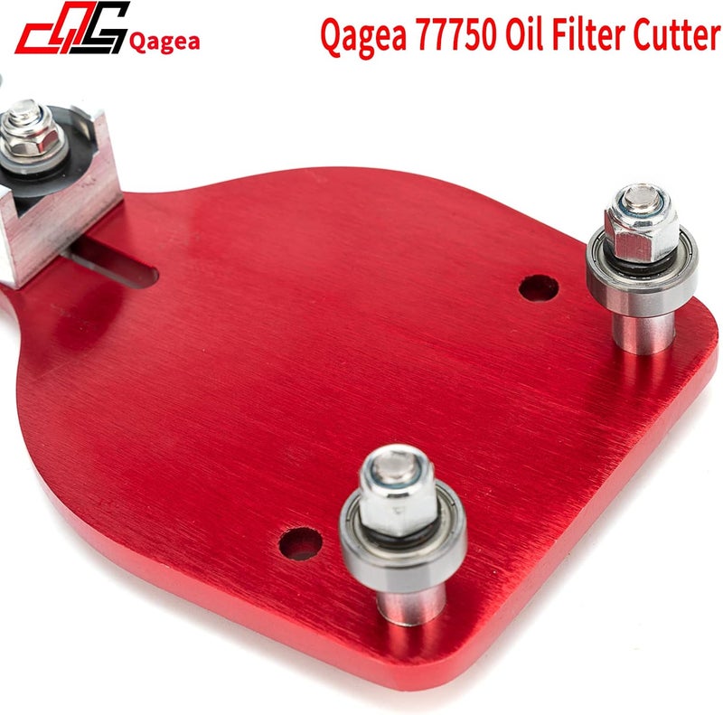Qagea 77750 Oil Filter Cutter, Oil Filter Cutting Tool for Filter Cutting Range 2 3/8"-5" - Image 4
