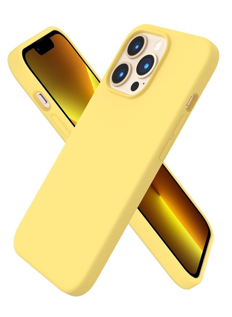 BORTONY iPhone 13 Pro Case 6.1 Inch Liquid Silicone Anti Scratch Anti Fingerprint Soft Silky Touch Shockproof Protective Cover - Image 1