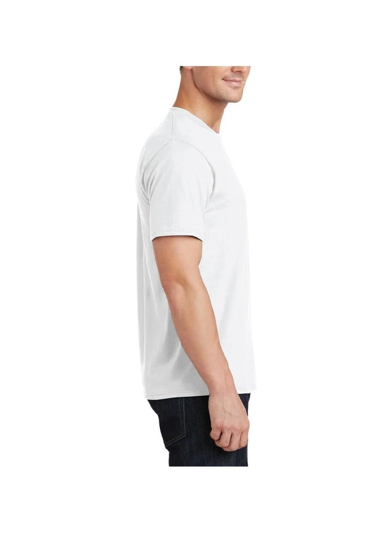 PRINTSHOP4ME Peace Love Men's T-Shirt–Cotton Half Sleeve Round Neck Soft&Breathable Fabric Casual Wear For Everyday Comfort|Gift For Special Events  - Image 3