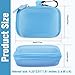 Sanwuta 2 Pcs Travel Card Games Case Playing Card Case EVA Hard Protective Storage Carrying Bag for Classic Playing Box Not Including CardsBlue - Image 4