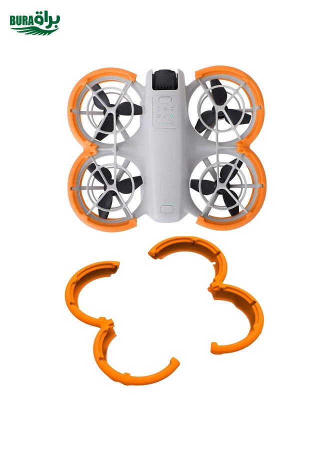 BURAQ For DJI Neo Sunnylife Propeller Protective Guard Anti-collision Ring Cover(Orange) - Image 1